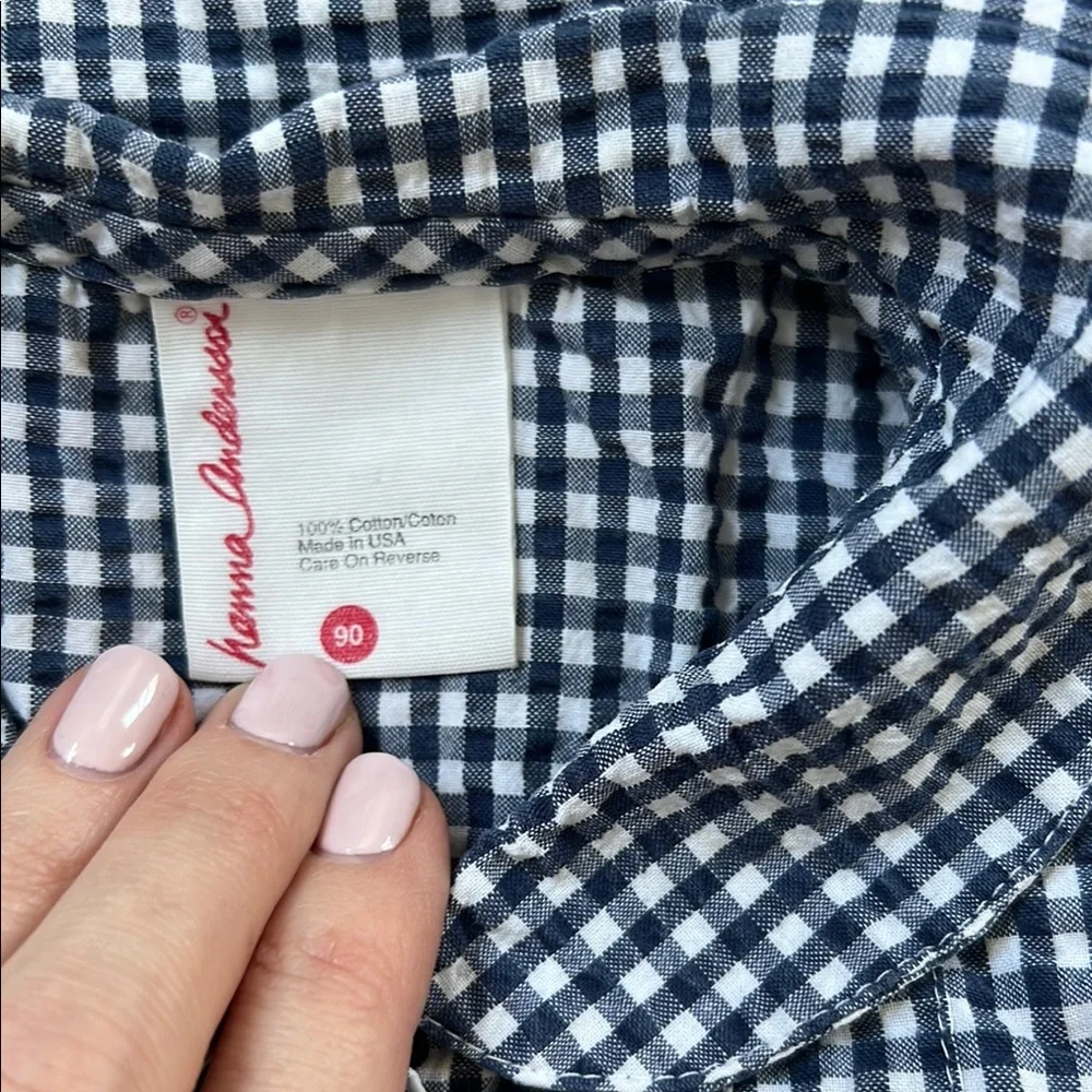 Hanna Andersson Blue and White Short Sleeve Tee - Picture 3 of 4